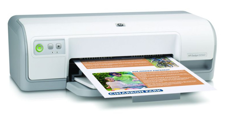 Бюджетный принтер HP DeskJet D2563